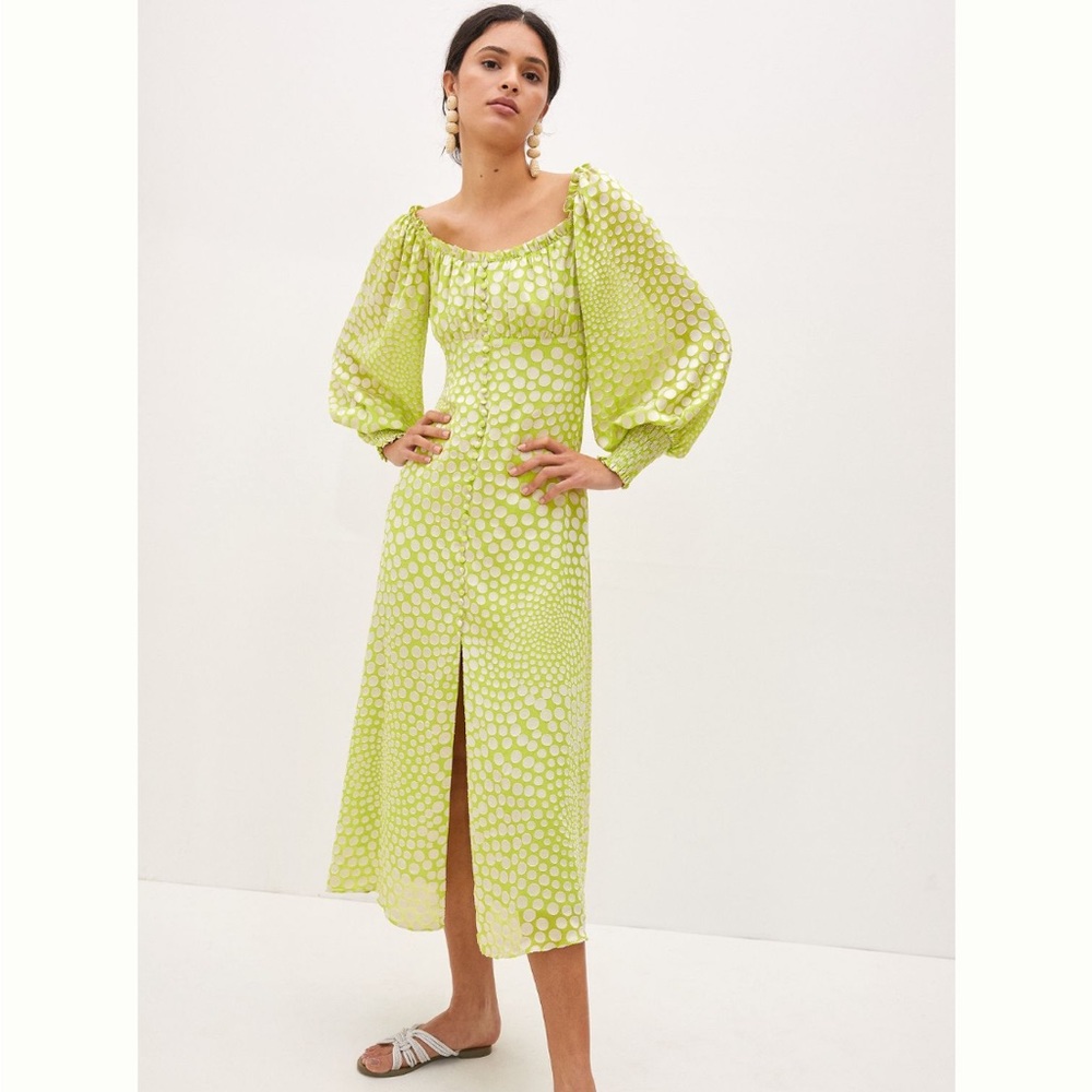✨ Anthropologie Meryl Midi Dress Sz M